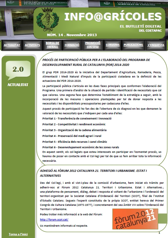 INFO@GRICOLES 14