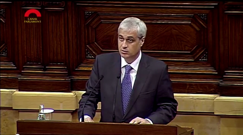 Germà Gordó, conseller de Justícia de la Generalitat de Catalunya